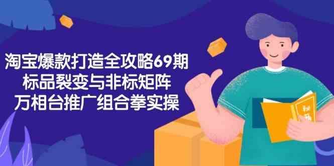 淘宝爆款打造全攻略-69期，标品裂变与非标矩阵，万相台推广组合拳实操-云创智库