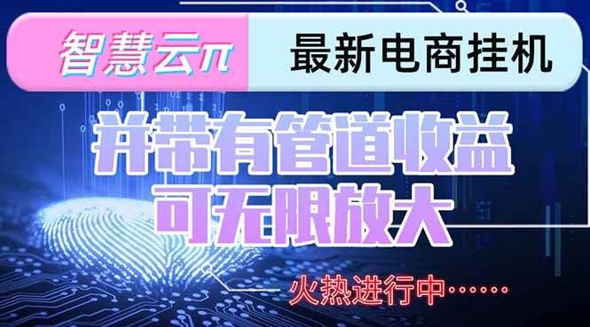 （15314期）智慧云π电脑挂机单机每天收益300—500+ 并带有团队管道收益 可无限放大-云创智库
