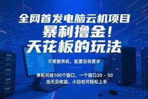 （15327期）全自动游戏电脑掘金搬砖，日入1000+长期稳定收益-云创智库