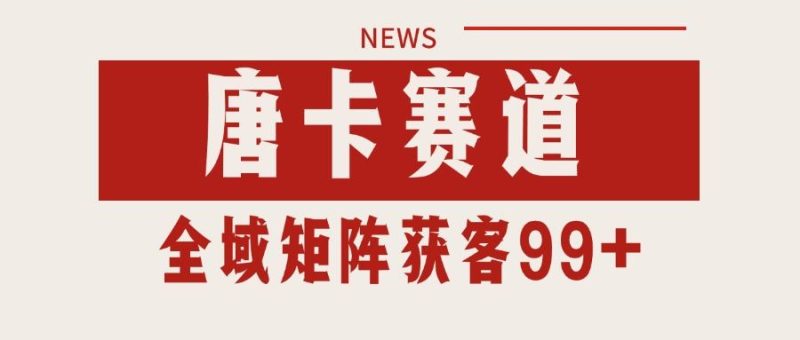 唐卡赛道私域引流获客 自热矩阵SOP日引流99+精准客资-云创智库