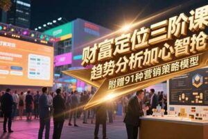 （15434期）人性财富解码课6.0：深度解析人性弱点与财富逻辑，理论到落地完整解决方案-云创智库