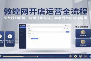 AI数字人带货实战，从数字人创建到带货变现各核心模块，快速掌握全流程-云创智库