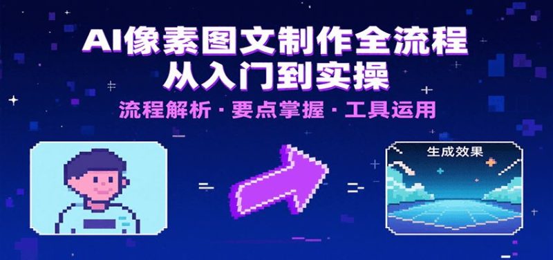 AI像素图文制作全流程：内容要点、文案选择及所用工具，助你快速入局-云创智库