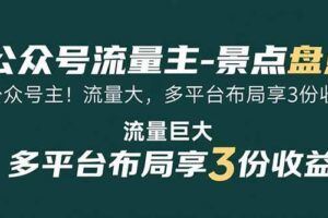 （15618期）【公众号流量主】我用“AI四步法”每天复制粘贴3分钟，稳定日入2000+！-云创智库