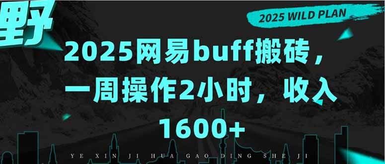 （15666期）2025网易buff搬砖，一周操作2小时，收入1600+-云创智库