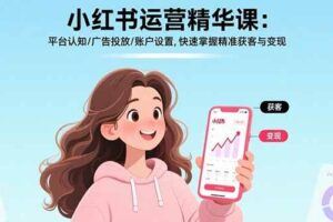 （15792期）小红书运营体系课：通过大量实战案例拆解0-1000W爆款算法全攻略-云创智库