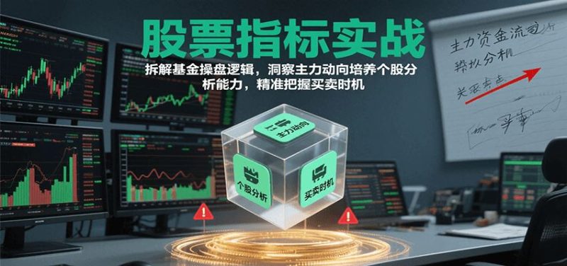股票指标实战，基金操盘逻辑拆解，洞察主力动向培养个股分析能力把握买卖时机（更新）-云创智库