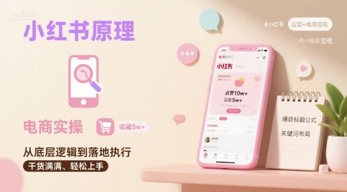 小红书原理以及详细实操流程，小红书电商教程-云创智库