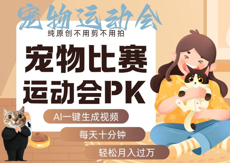 AI萌宠运动员跳水 射击  篮球  足球比赛   每天十分钟 附详细提示词文案库  代替做…-云创智库