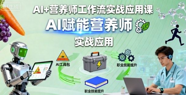 AI+营养师工作流实战应用课，AI赋能营养师-云创智库