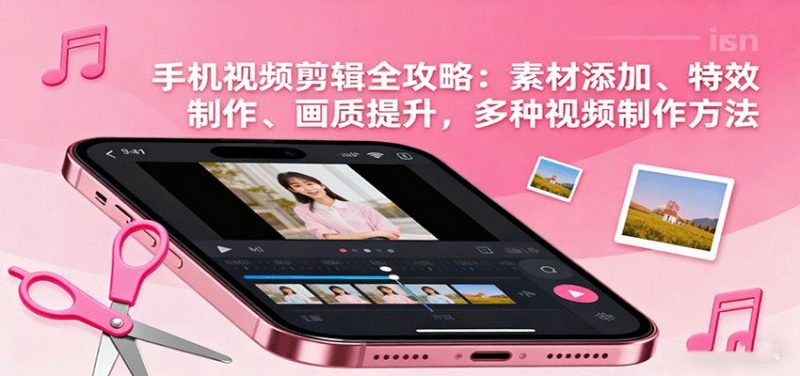 手机视频剪辑全攻略：素材添加、特效制作、画质提升，多种视频制作方法-云创智库