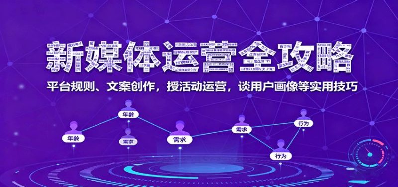 新媒体运营全攻略：平台规则、文案创作，授活动运营，谈用户画像等实用技巧-云创智库