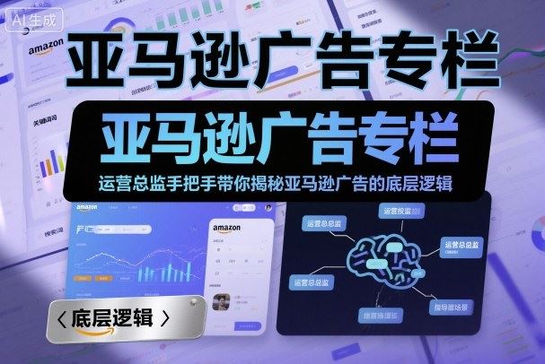 亚马逊广告专栏：运营总监手把手带你揭秘亚马逊广告的底层逻辑-云创智库