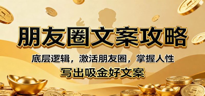 朋友圈文案攻略：底层逻辑，激活朋友圈，掌握人性，写出吸金好文案-云创智库