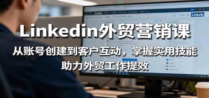 LinkedIn外贸营销课：从账号创建到客户互动，掌握实用技能，助力外贸工作提效-云创智库