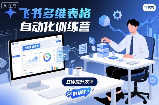 飞书多维表格自动化训练营，手把手教你告别重复处理，用多维表格开启高效办公新模式-云创智库