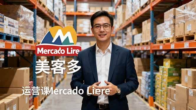 （16292期）2025美客多Mercado Libre运营课：账号注册/产品上传/促销活动/自发货模式-云创智库