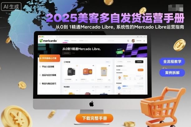 2025美客多自发货运营手册：从0到1精通Mercado Libre，系统性的Mercado Libre运营指南-云创智库