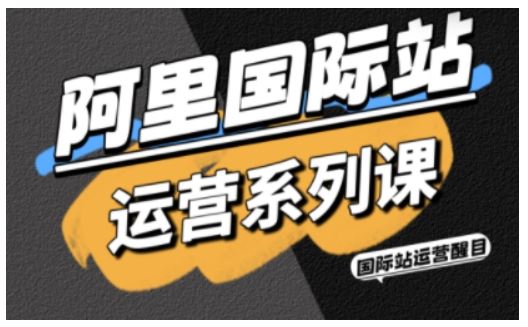 阿里国际站运营系列课，涵盖精准引流、直通车与全站推实战SOP，搭配AI效率工具包与高阶增长玩法-云创智库