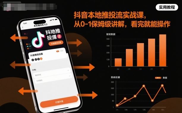 抖音本地推投流实战课，从0-1保姆级讲解，看完就能操作-云创智库