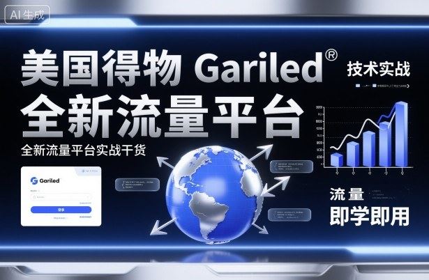 美国得物Gariled技术实战，全新流量平台​实战干货，即学即用-云创智库