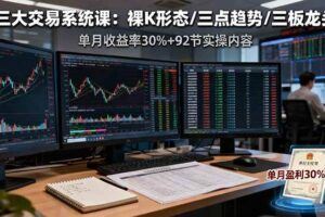 （16398期）缠论实战训练营-10月：基础理论，行情分析，交易策略，年化收益80%+-云创智库