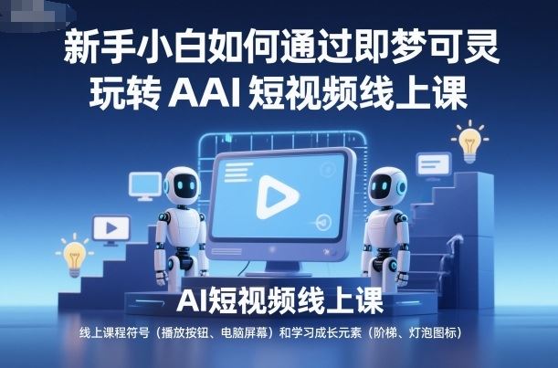 新手小白如何通过即梦可灵玩转AI短视频线上课-云创智库