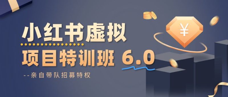 小红书虚拟项目特训班6.0 ，养号/选品/自动发货/爆款笔记（含40节视频课）-云创智库