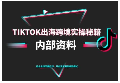 TikTok跨境电商0-1搭建运营，TK出海跨境实操秘籍（10月更新）-云创智库