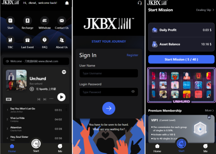 JKBX海外音乐抢单系统源码 Thinkphp框架 附教程-云创智库