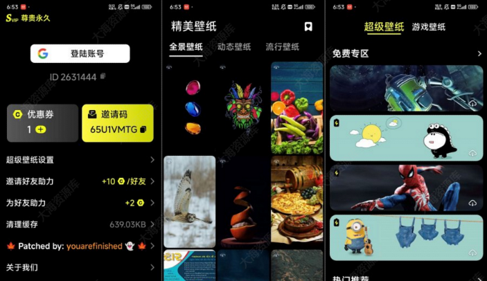 皮卡超级壁纸 v1.4.4 个性化创意主题壁纸美化工具（高级会员解锁版）-云创智库