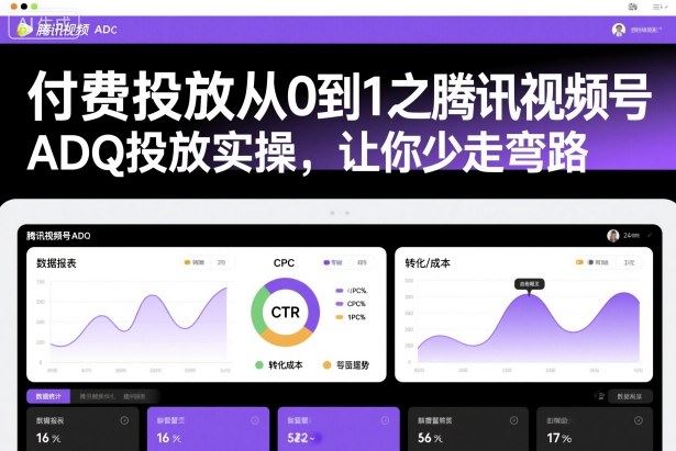 付费投放从0到1之腾讯视频号ADQ投放实操，让你少走弯路-云创智库