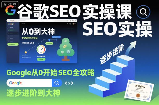 谷歌SEO实操课，Google从0开始SEO全攻略，逐步进阶到大神-云创智库