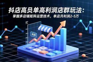 （16593期）抖音小店全流程盈利课：选品+上架+发货+流量全环节拆解，单店利润破3万-云创智库