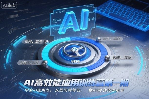 AI高效能应用训练营第一期，学会AI应用力，从提问到驾驭，做AI时代的领航者-云创智库