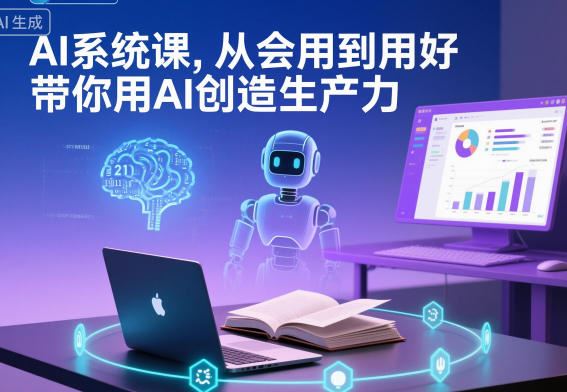 AI系统课，从会用到用好，带你用AI创造生产力-云创智库