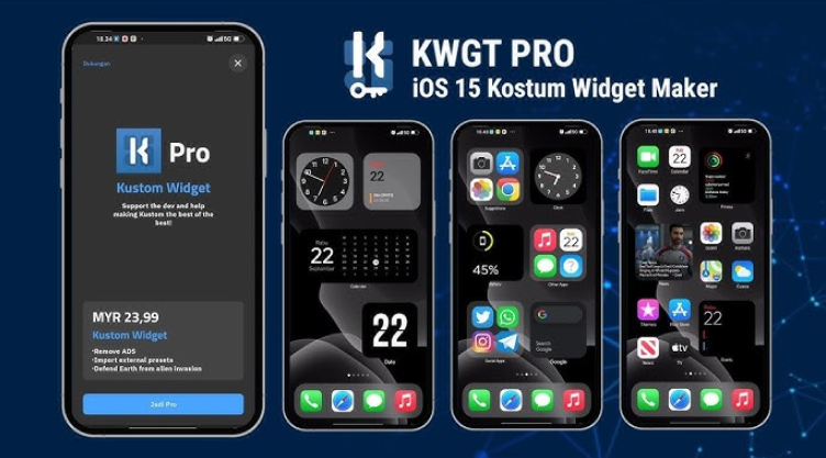KWGT Kustom Widget Maker v3.81「史上最强的小部件设计应用」-云创智库