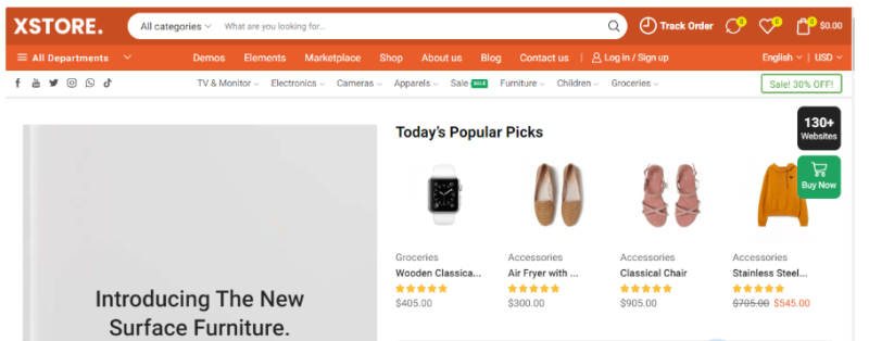 WordPress主题–Xstore v9.5.3 Woocommerce主题 破解版下载-云创智库