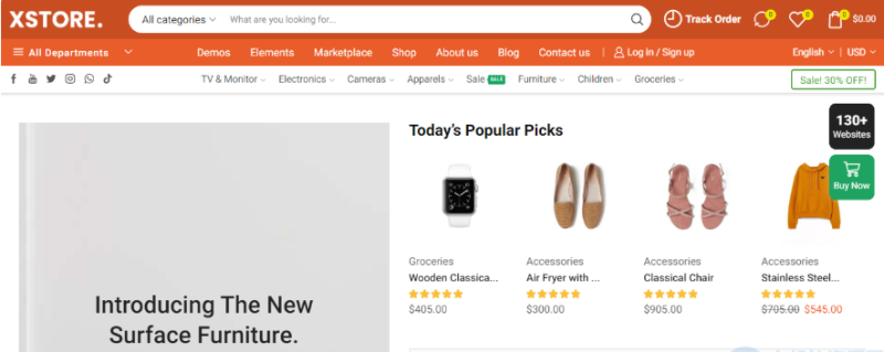 WordPress主题–Xstore v9.5.4 Woocommerce主题 破解版下载-云创智库