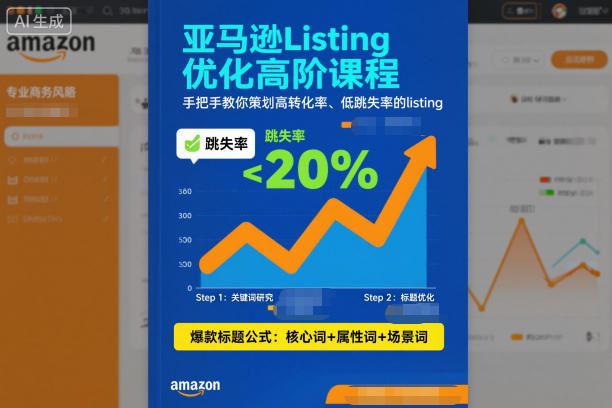 亚马逊Listing优化高阶课程，手把手教你策划高转化率、低跳失率的listing-云创智库