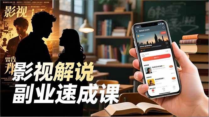 （16740期）Tk影视解说副业速成课，软件安装、全流程实操、爆款预设，新手两周变现-云创智库