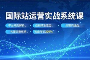 （16745期）AI+TikTok跨境速成课，智能翻译、店铺定位、流程拆解，7天高效上线运营-云创智库