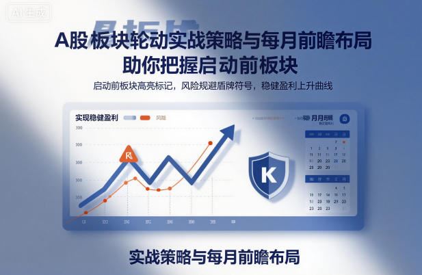 A股板块轮动实战策略与每月前瞻布局，助你把握启动前板块，规避风险，实现稳健盈利-云创智库