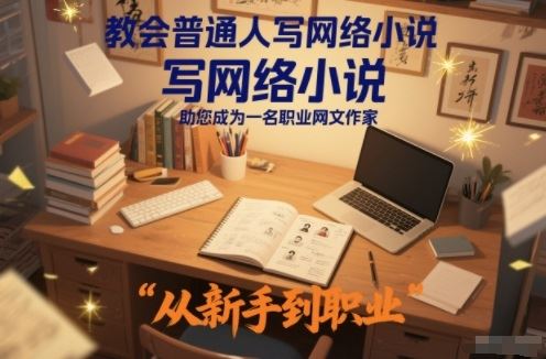教会普通人写网络小说，助您成为一名职业网文作家-云创智库