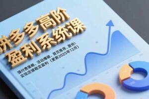 （16844期）拼多多+抖店无货源模式运营-12月：从基础到高阶、从认知到实操的完整电商运营解决方案-云创智库