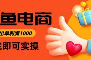 （16875期）闲鱼无货源高效实战课：从起号到爆单，手把手带你吃透二手电商，单账号月利润破万-云创智库