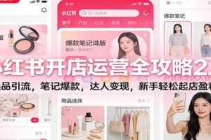 闲鱼电商运营全攻略：养号选品+发布优化+截流变现，新手日出20单秘籍-云创智库