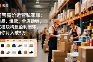 （16952期）拼多多可复制盈利模型课，六大核心打法、实战复盘、灵活应用，模型清晰，稳定产出高利润-云创智库