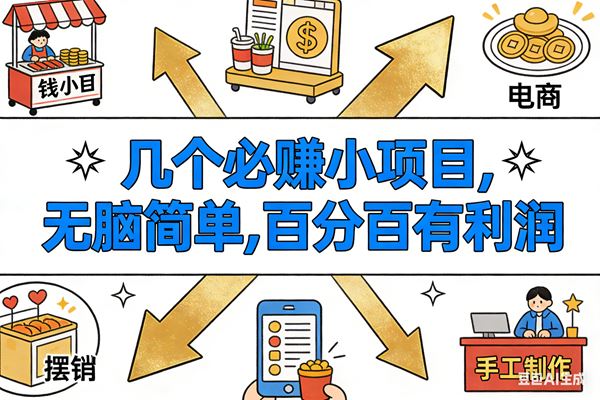 （16964期）9个必赚小项目，无脑简单，百分百有利润，副业首选，日入200+-云创智库