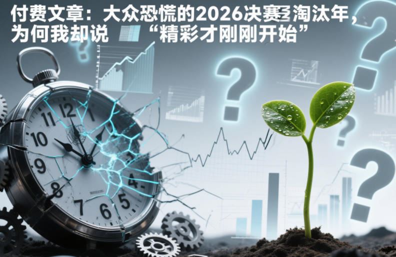 付费文章：大众恐慌的2026决赛淘汰年，为何我却说“精彩才刚刚开始”？-云创智库